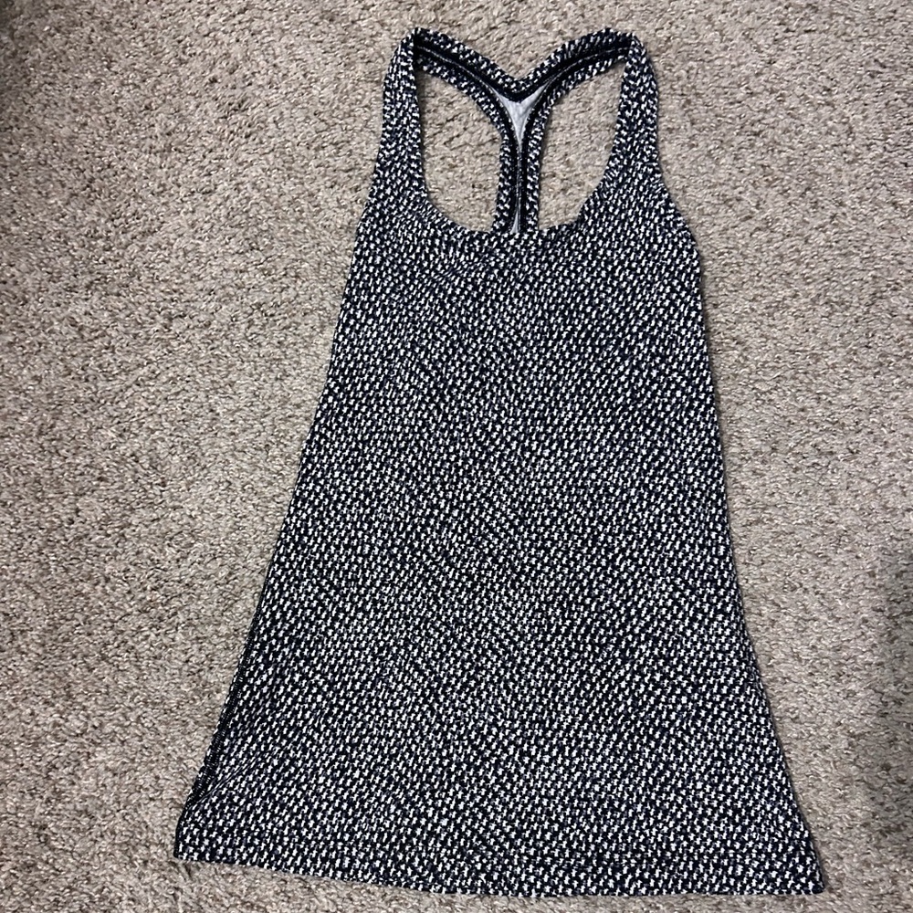 lululemon athletica Black and White Tank Top